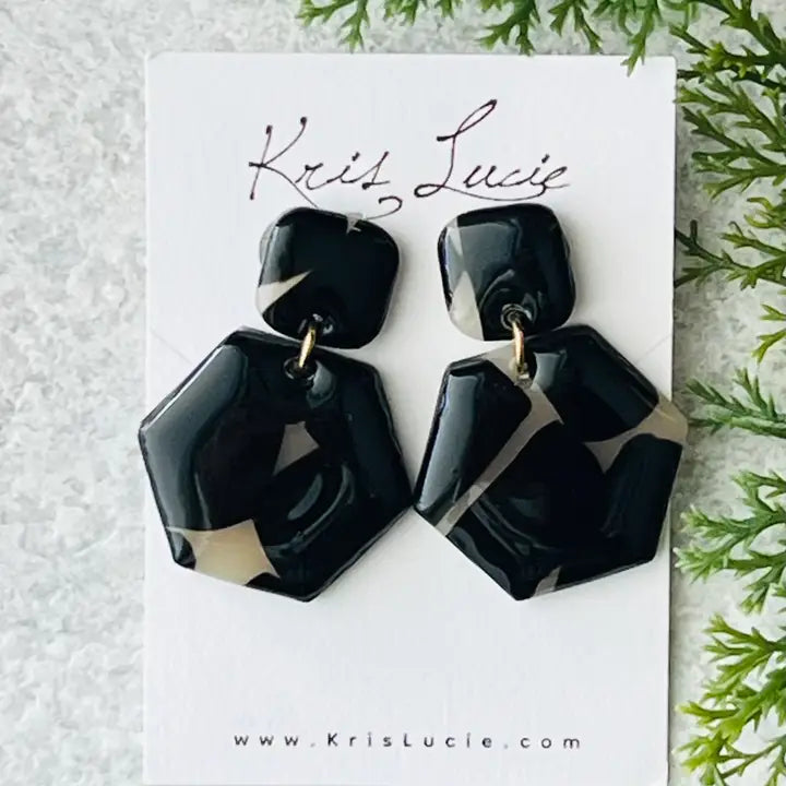 Onyx Dangle Earrings
