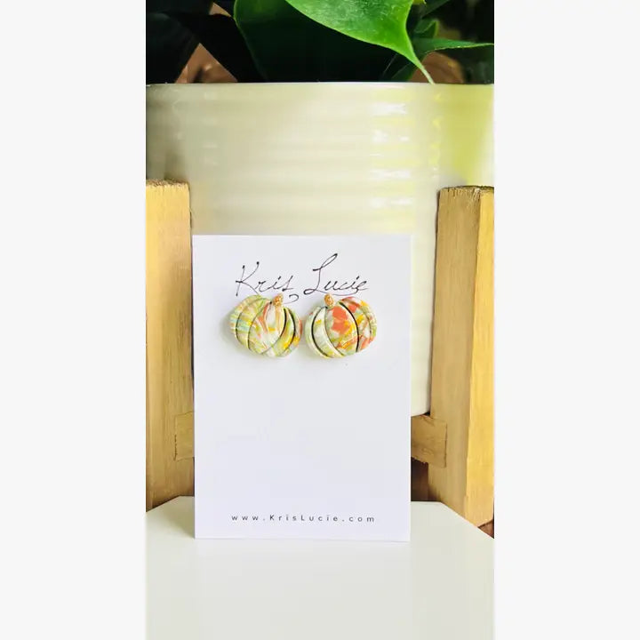 Fall Mix Pumpkin Studs