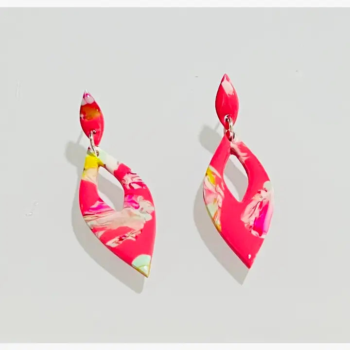 Pink Garden Earrings