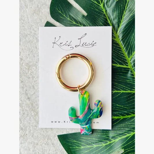 Cactus Keychain