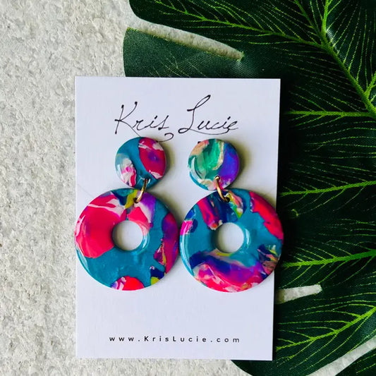 Tropical Blue Earrings