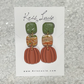 Fall Pumpkin Earrings