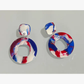 Red, White, & Blue Earrings