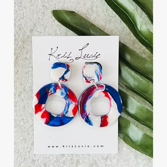 Red, White, & Blue Earrings