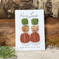 Fall Pumpkin Earrings