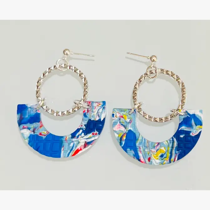 Blue Mix Earrings