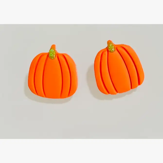 Halloween Pumpkin Studs