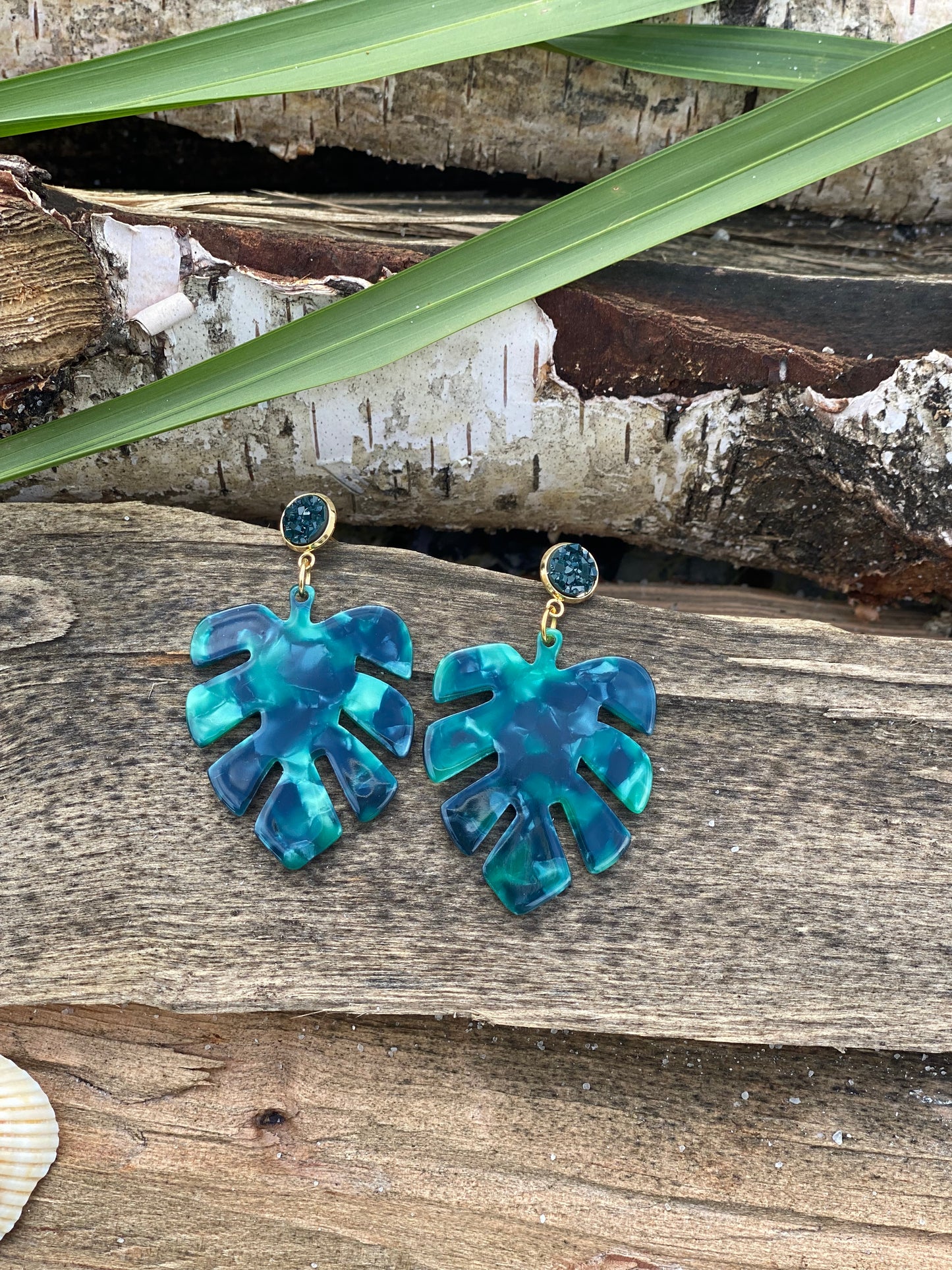 Palm Beach Acrylic Earrings